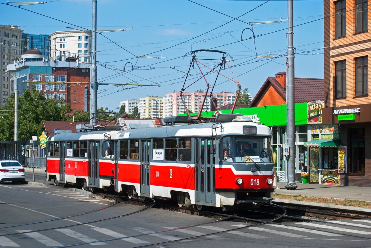 Краснодар, Tatra T3SU КВР ТРЗ № 018