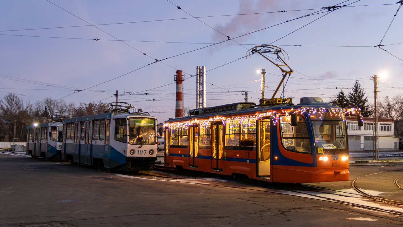 Коломна, 71-608КМ № 107; Коломна, 71-623-02 № 031