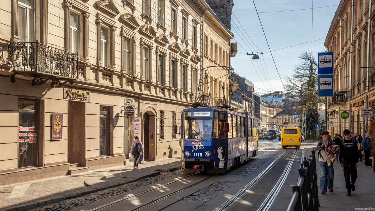 Львов, Tatra KT4SU № 1118