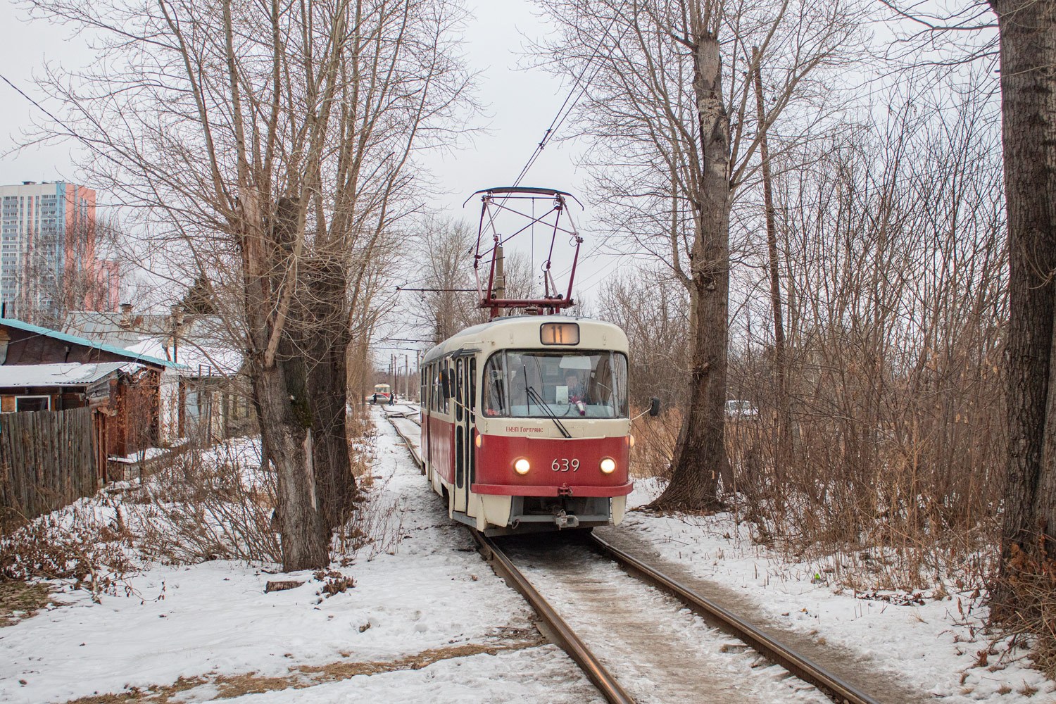 Екатеринбург, Tatra T3SU (двухдверная) № 639