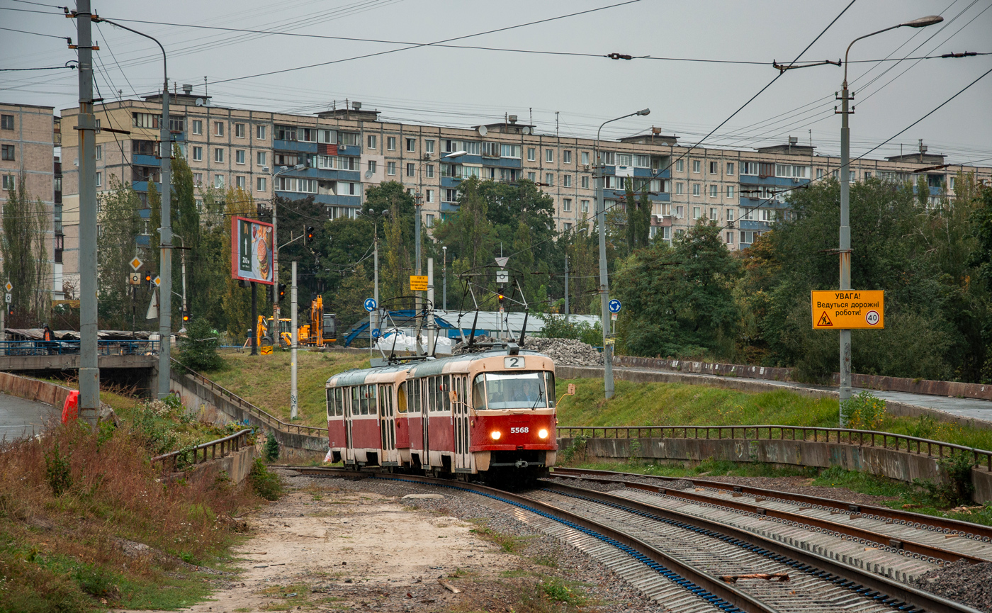Киев, Tatra T3SU № 5568