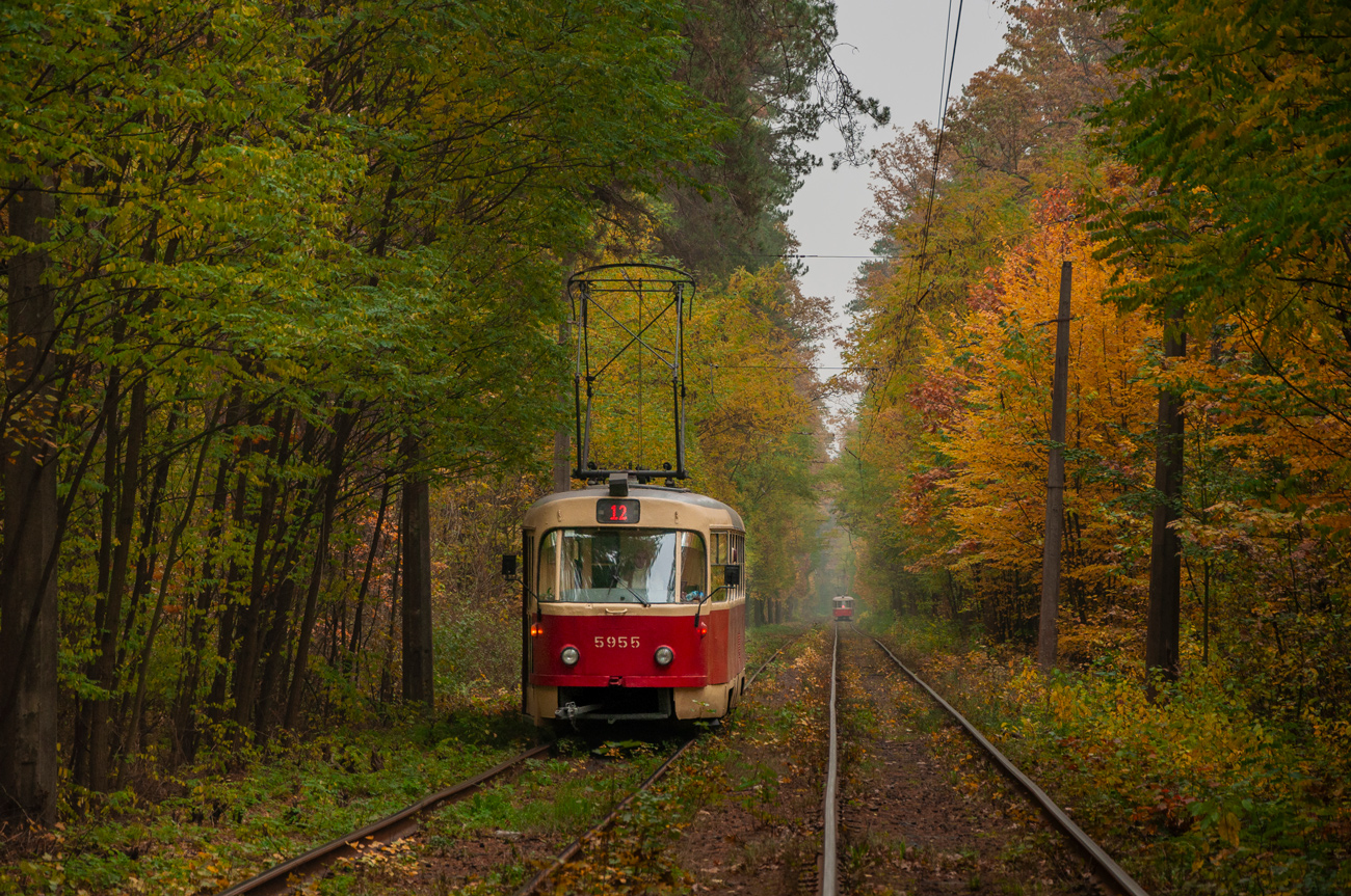 Киев, Tatra T3SU № 5955