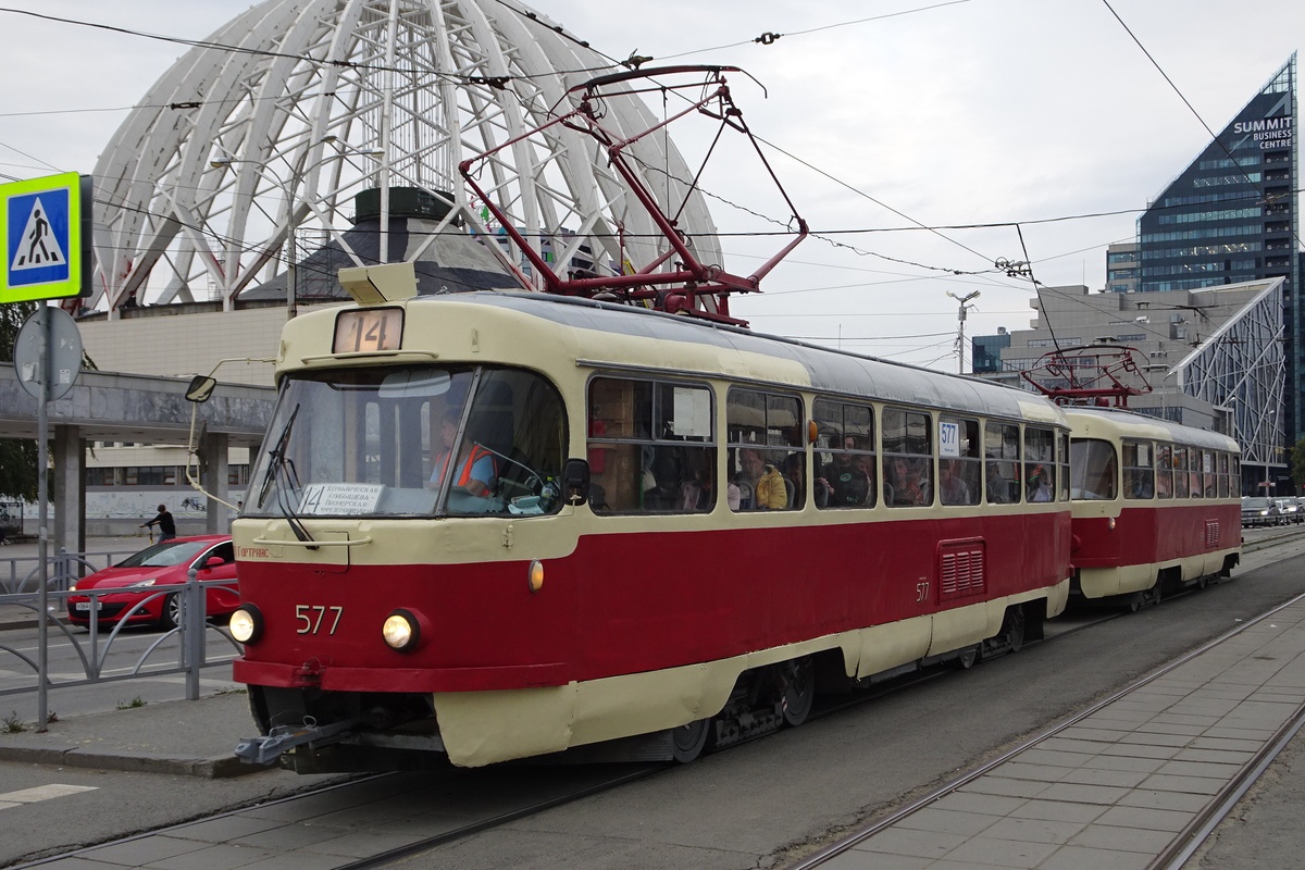 Екатеринбург, Tatra T3SU № 577