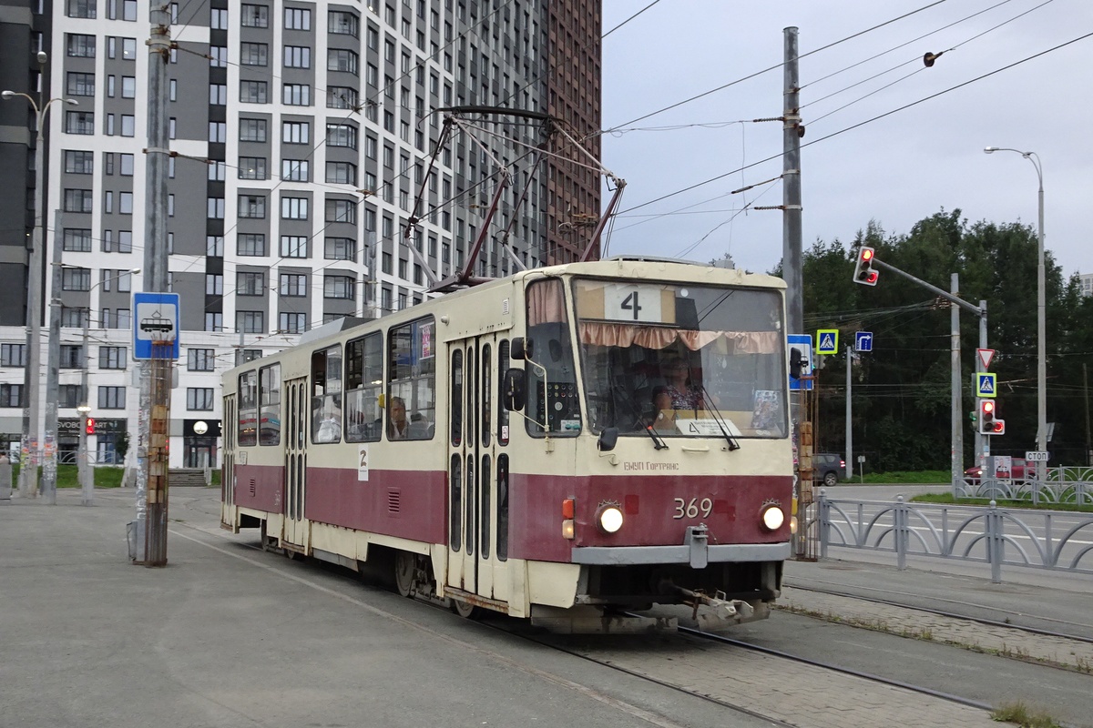 Екатеринбург, Tatra T6B5SU № 369
