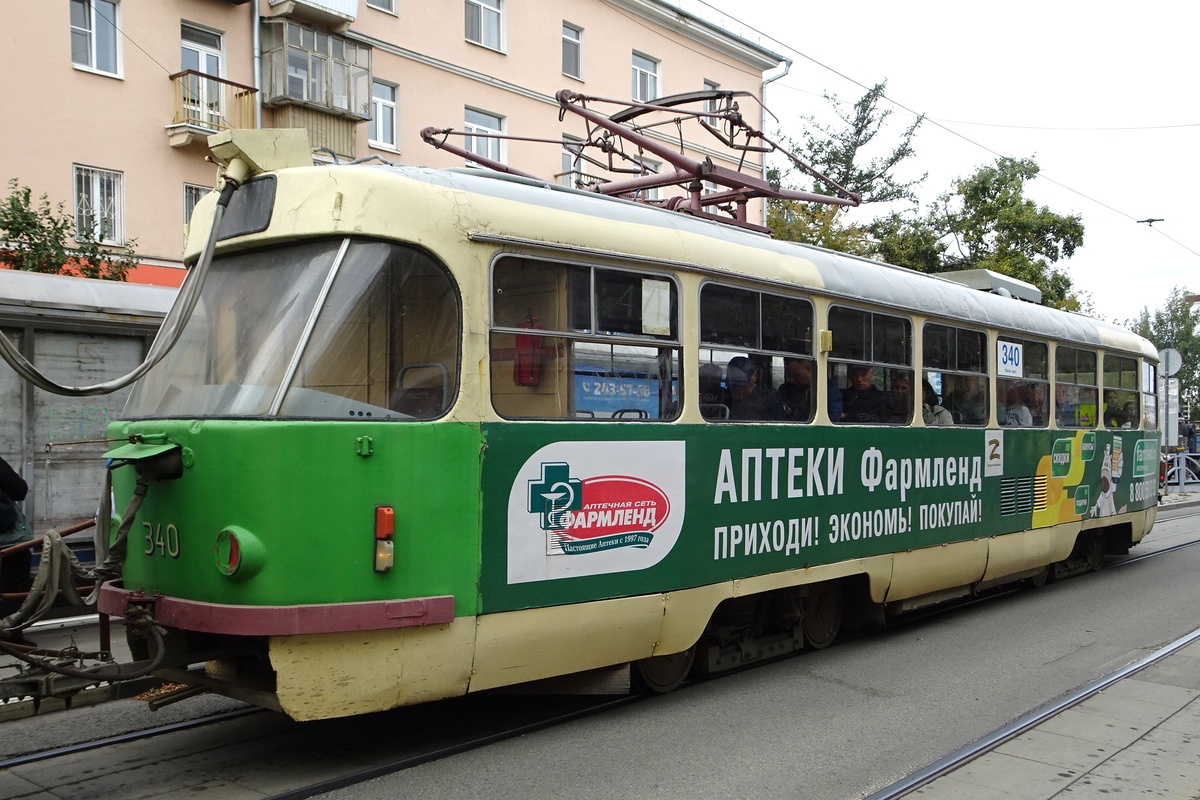 Екатеринбург, Tatra T3SU № 340 Екатеринбург, Tatra T3SU № 340