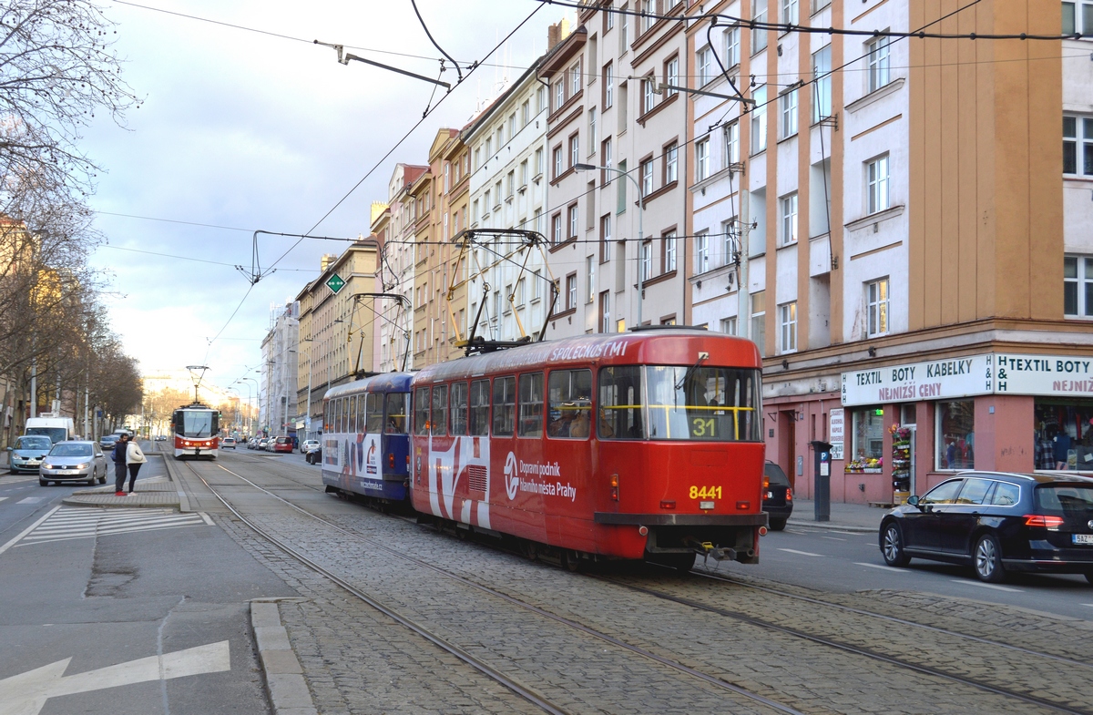 Прага, Tatra T3R.P № 8441