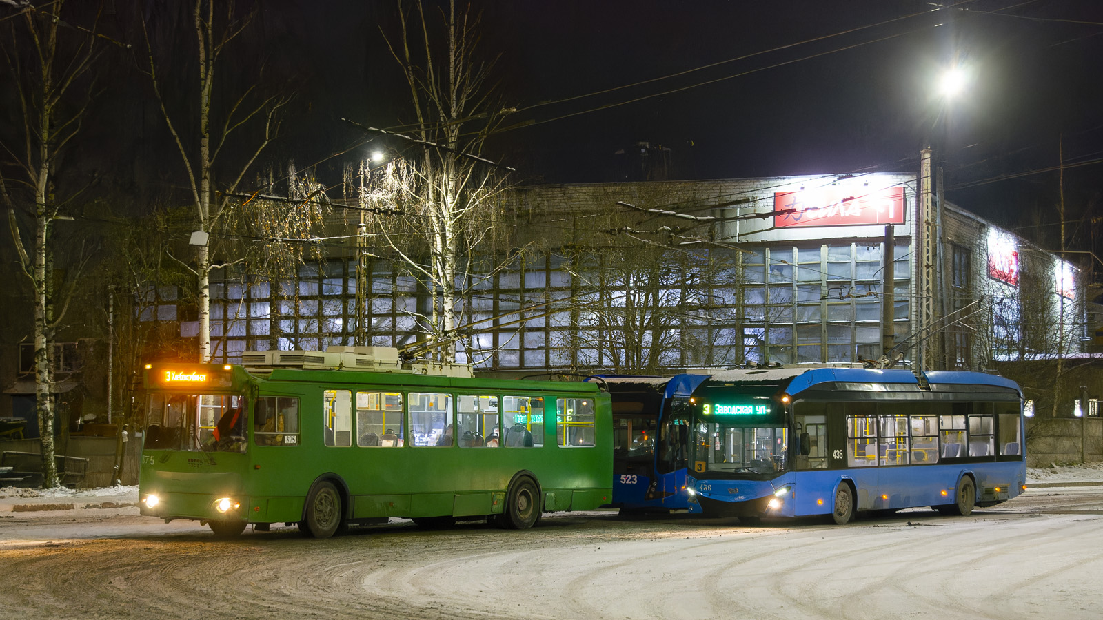 Петрозаводск, ЗиУ-682Г-016.02 (обр. 2013) № 375; Петрозаводск, БКМ 321 № 436