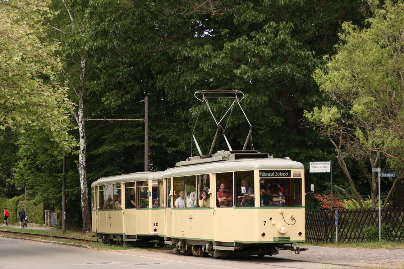 Вольтерсдорф, Uerdingen KSW моторный № 7; Вольтерсдорф — Юбилей: 111 лет Вольтерсдорфскому трамваю (19./20.05.2024)