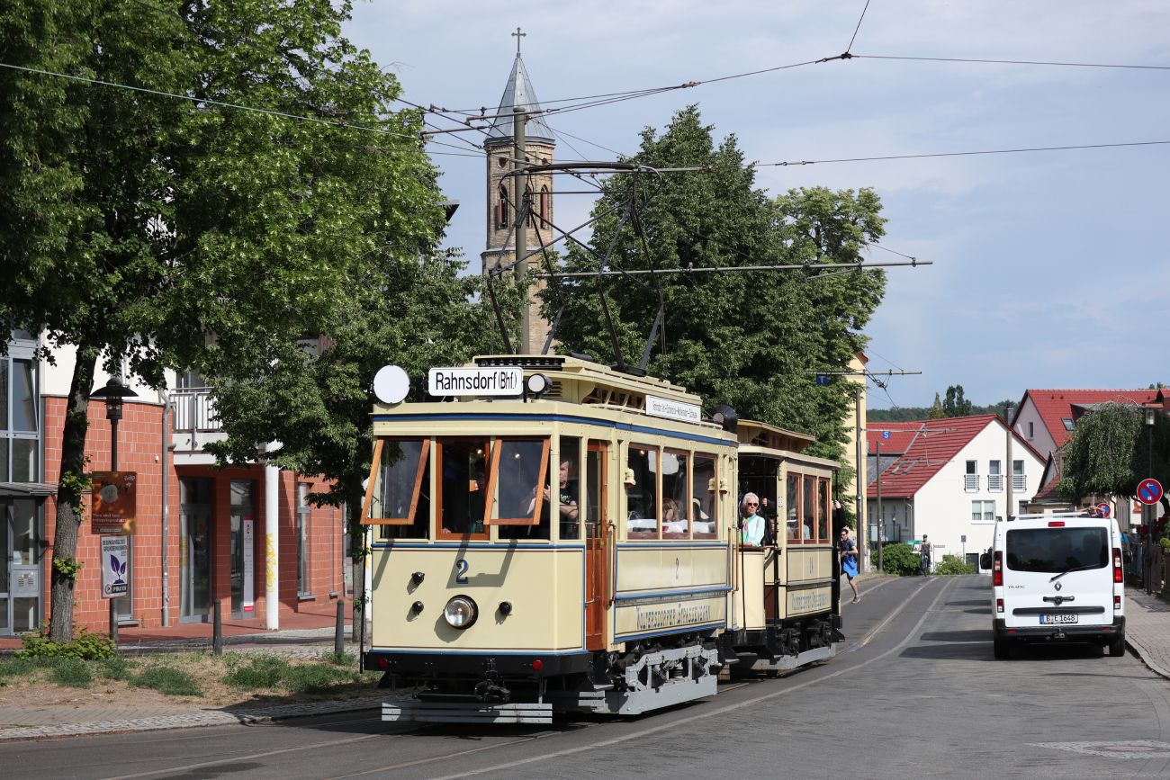 Woltersdorf, O&K 2-axle motor car N°. 2; Woltersdorf — Anniversary: 111 years of Woltersdorf tramway (19./20.05.2024)