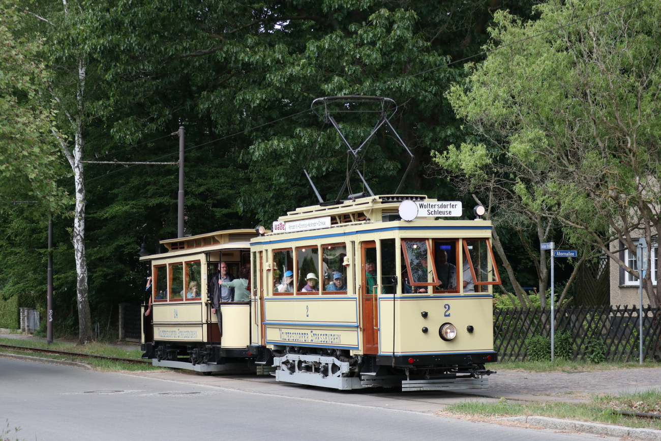 Woltersdorf, O&K 2-axle motor car # 2; Woltersdorf — Anniversary: 111 years of Woltersdorf tramway (19./20.05.2024) Woltersdorf, O&K 2-axle motor car # 2; Woltersdorf — Anniversary: 111 years of Woltersdorf tramway (19./20.05.2024)
