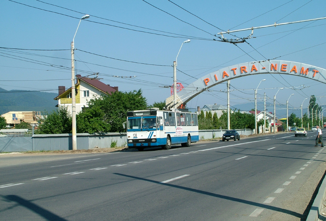 Пьятра-Нямц, ROCAR 212E № 130; Пьятра-Нямц — Троллейбусные линии и инфраструктура