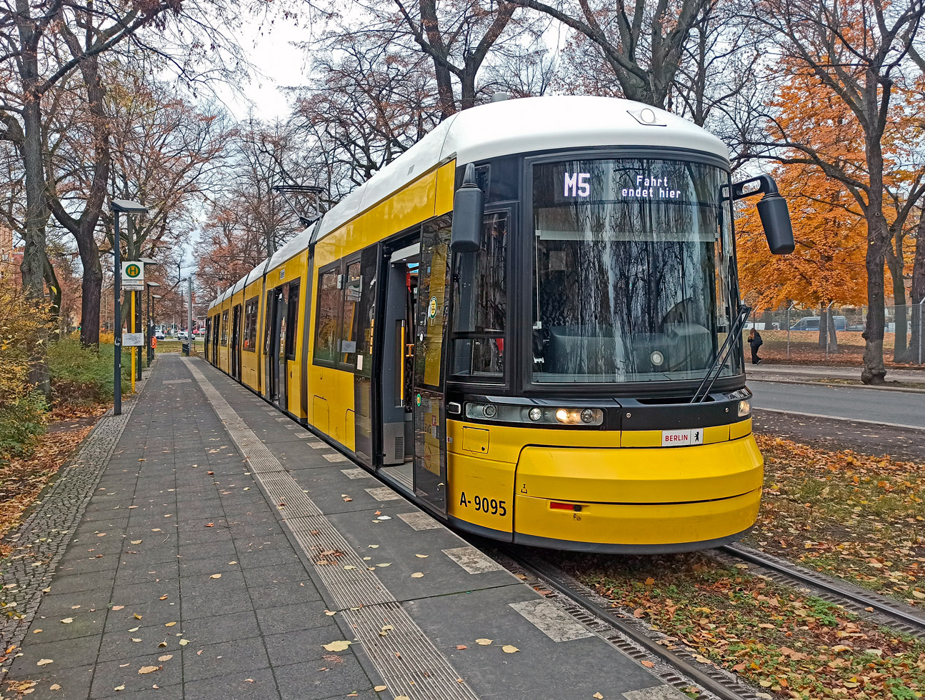 Берлин, Bombardier Flexity Berlin (GT8-08ZR/F8Z) № 9095
