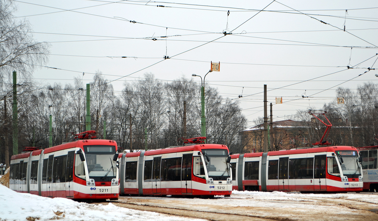 Санкт-Петербург, БКМ 84300М № 5211; Санкт-Петербург — Трамвайный парк № 5