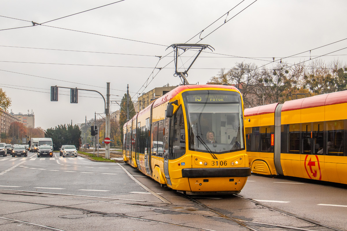 Варшава, PESA Tramicus 120N № 3106
