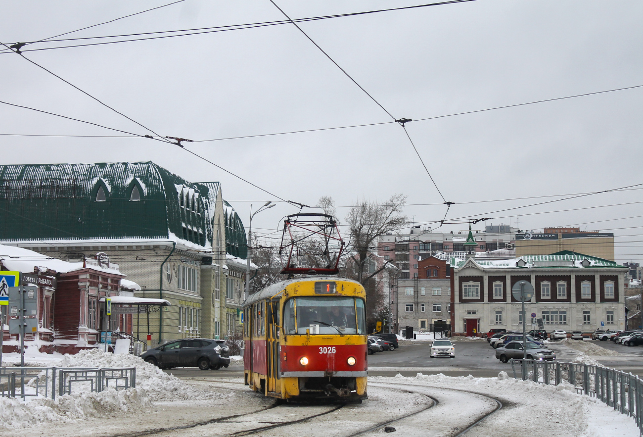 Барнаул, Tatra T3SU № 3026