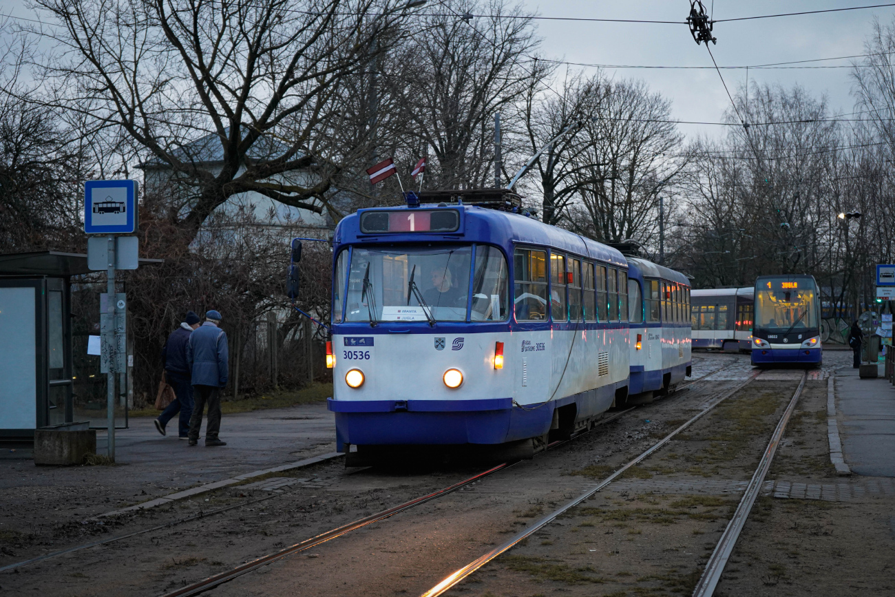 Рига, Tatra T3A № 30536