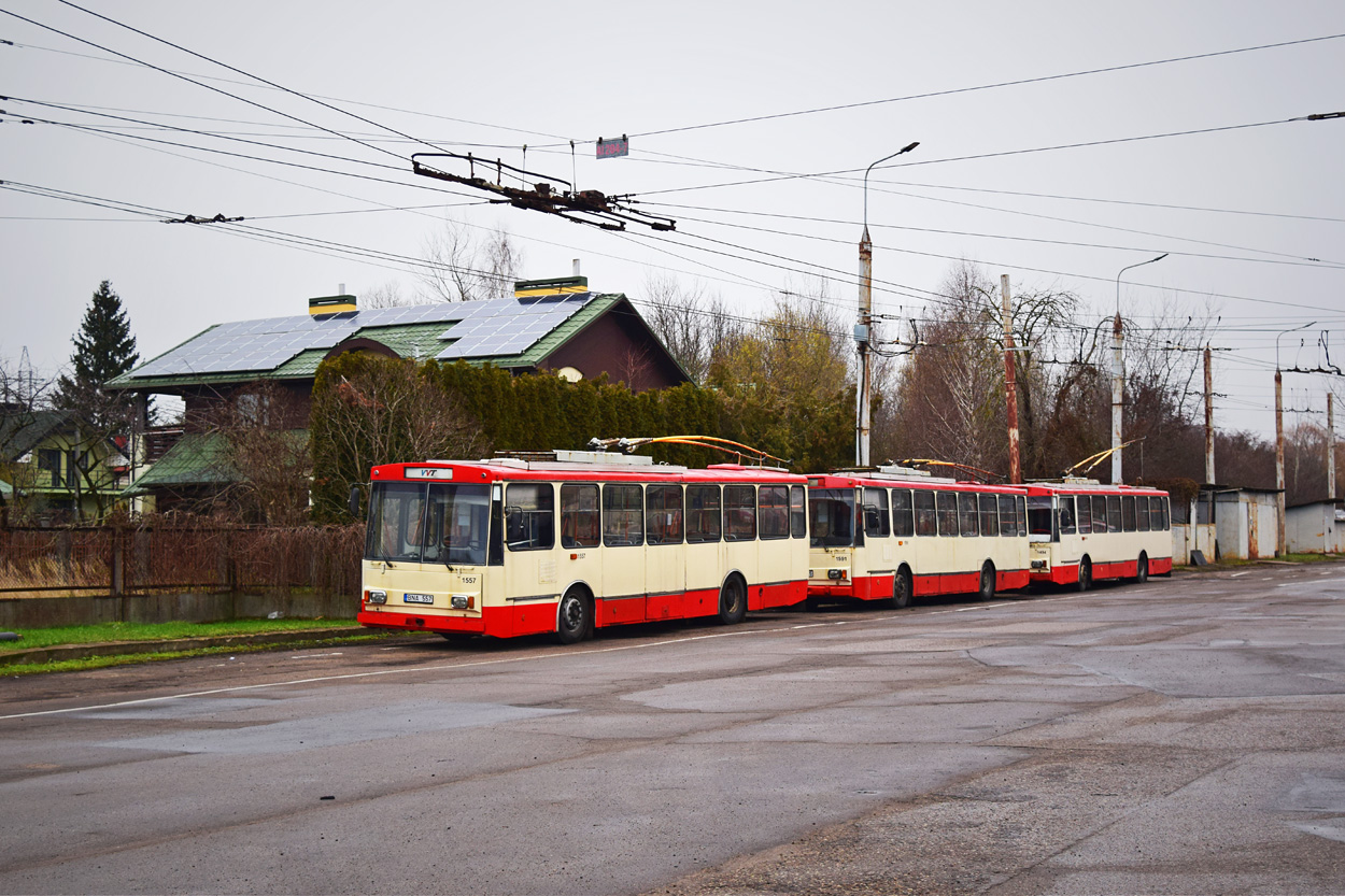 Вильнюс, Škoda 14Tr89/6 № 1557 Вильнюс, Škoda 14Tr89/6 № 1557