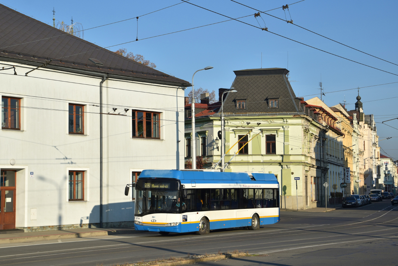Острава, Solaris Trollino III 12 AC № 3714