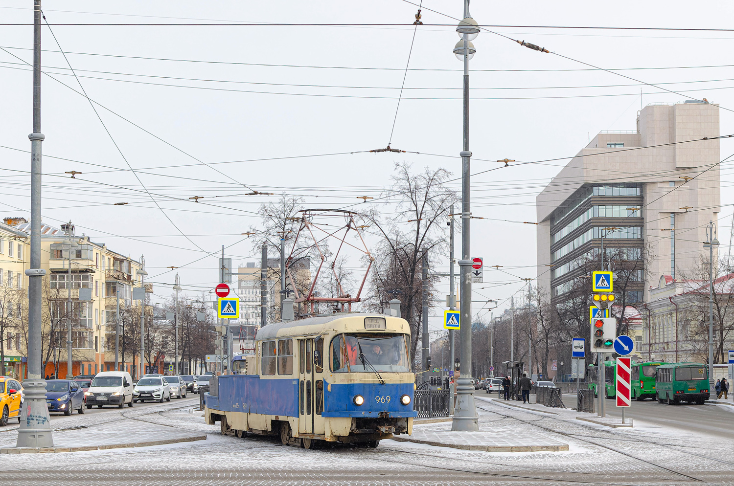Екатеринбург, Tatra T3SU (двухдверная) № 969
