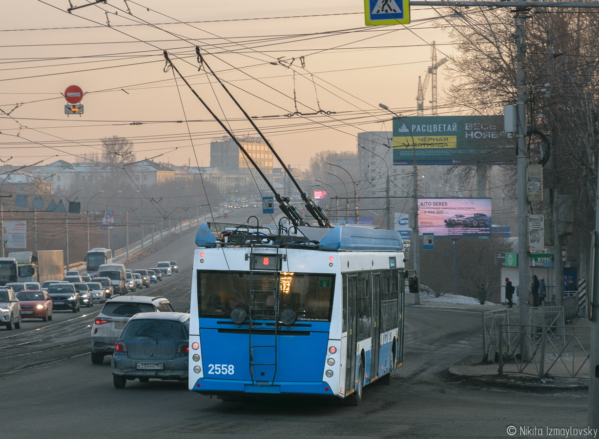 Novosibirsk, UTTZ-6241.01 “Gorozhanin” Br. 2558; Novosibirsk — ивнинг пхото
