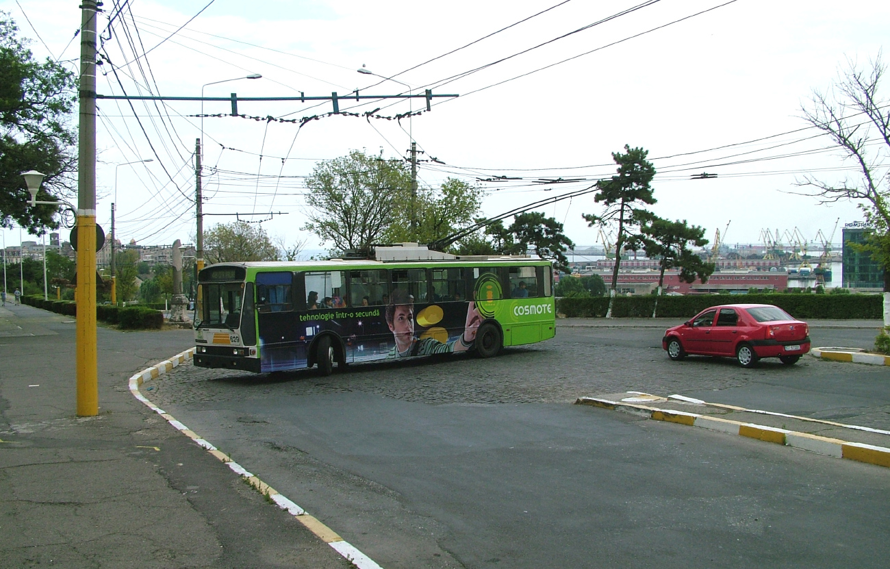 Констанца & береговая линия, ROCAR 412E № 629; Констанца & береговая линия — Троллейбусные линии и инфраструктура