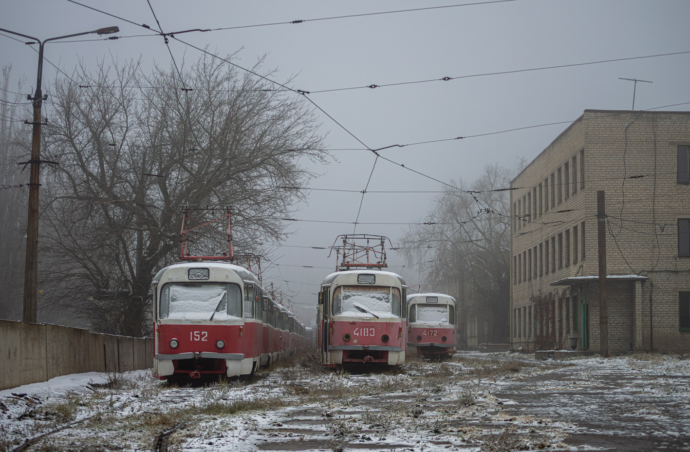 Донецк, Tatra T3SU № 152; Донецк, Tatra T3A № 4183