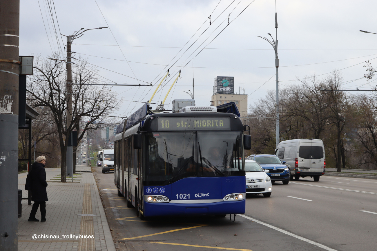 Кишинёв, Solaris Trollino II 18 Ganz № 1021