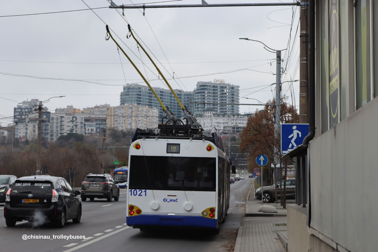 Кишинёв, Solaris Trollino II 18 Ganz № 1021