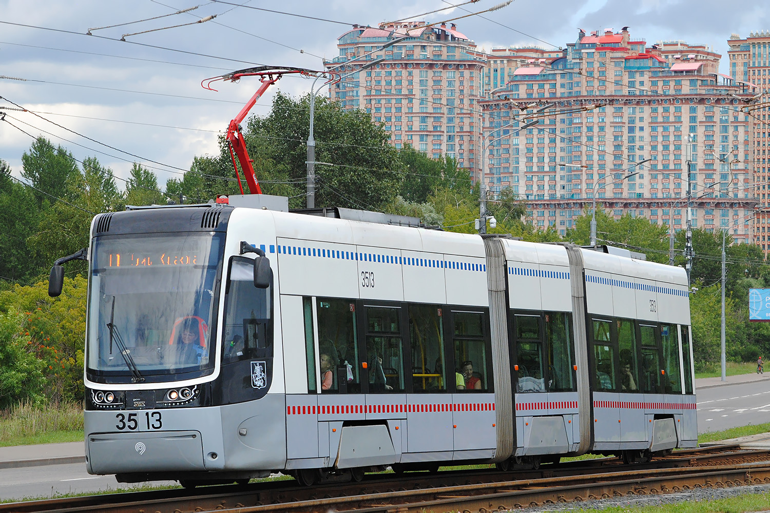 Moscow, 71-414 (Pesa Fokstrot) # 3513