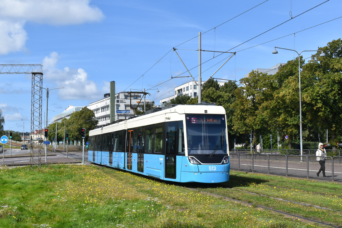 Göteborg, Alstom M33A Flexity Göteborg # 513