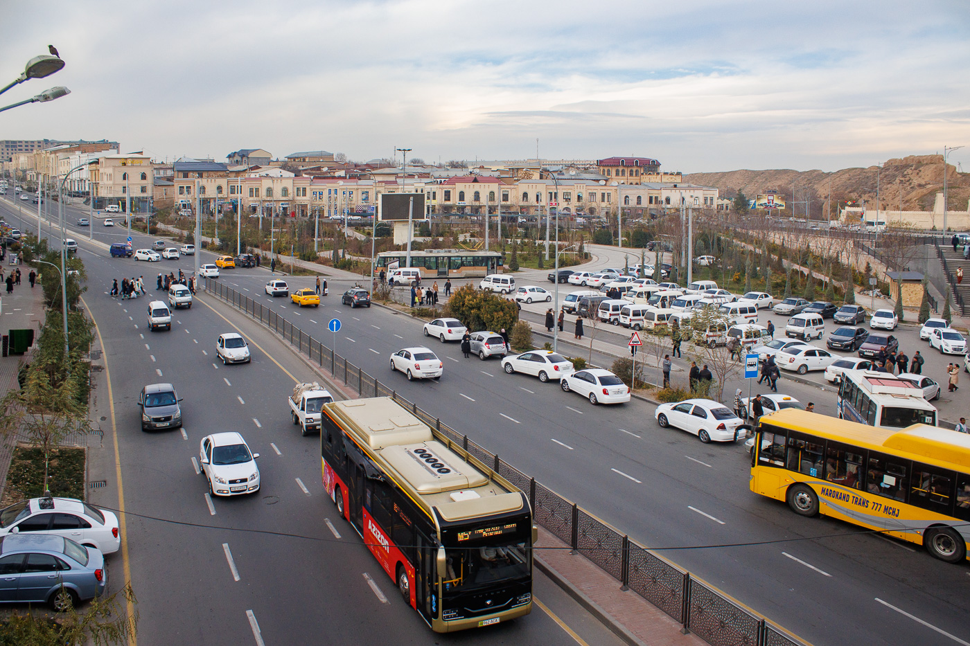 Самарканд, Yutong E10 (ZK6106BEVG) № 30 962 ACA; Самарканд — Трамвайная сеть и инфраструктура