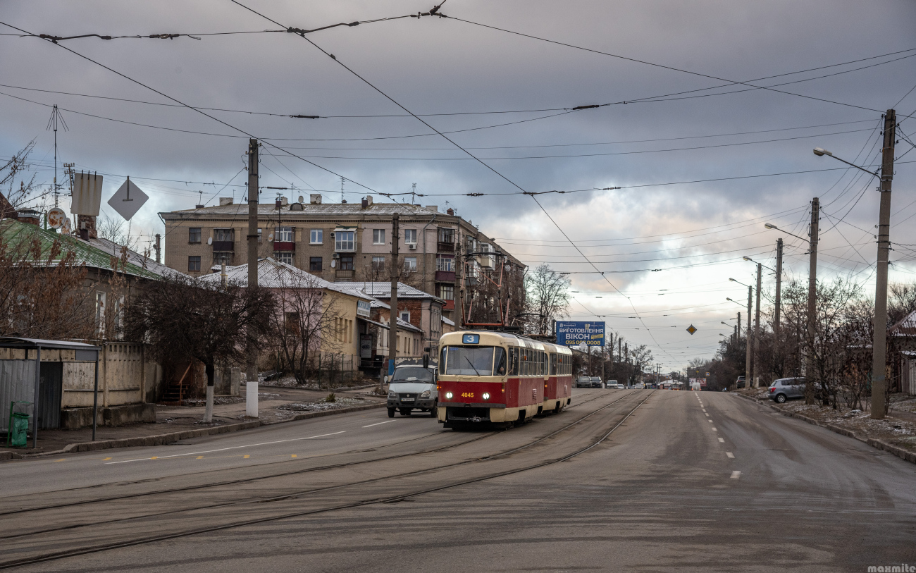 Харьков, Tatra T3A № 4045 Харьков, Tatra T3A № 4045