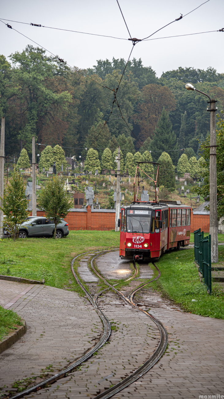 Львов, Tatra KT4SU № 1134