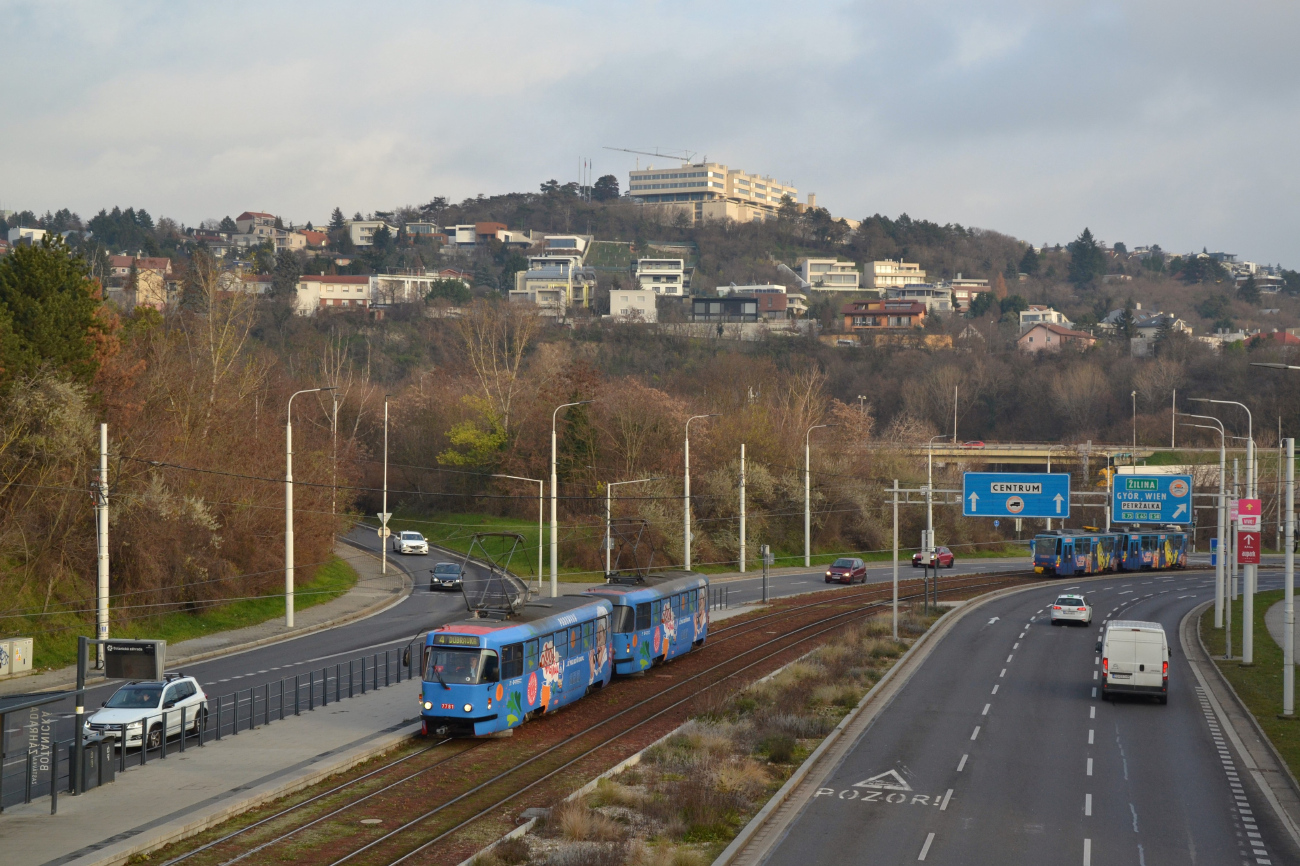 Братислава, Tatra T3P № 7781