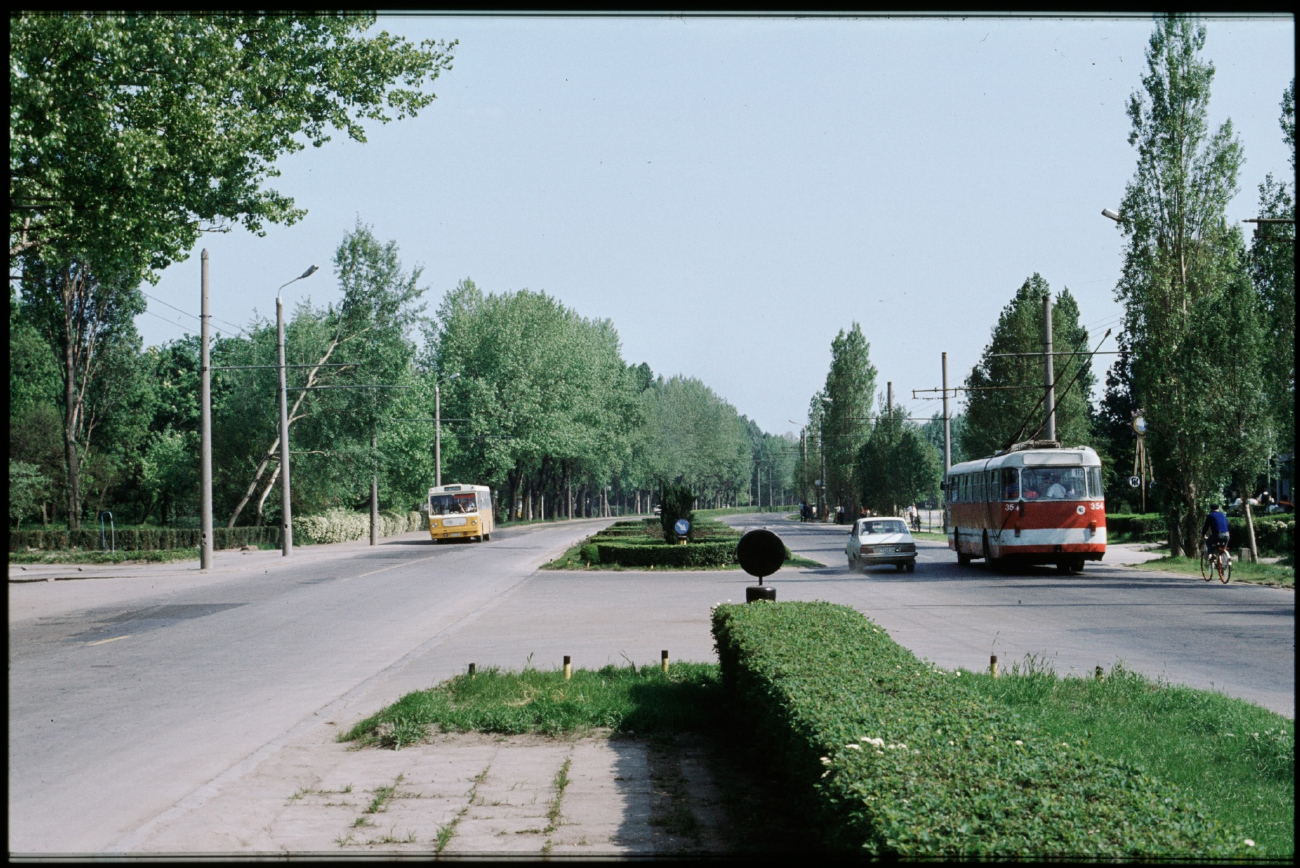 Констанца & береговая линия, DAC 112E № 354; Констанца & береговая линия — Старые фотографии; Констанца & береговая линия — Троллейбусная линия на Mamaia