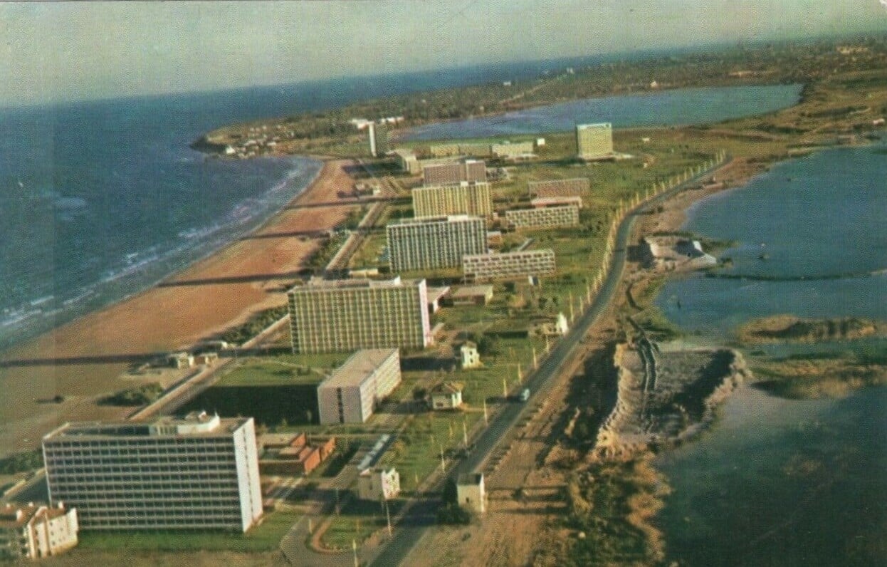 Констанца & береговая линия — Старые фотографии; Констанца & береговая линия — Троллейбусная линия на Mamaia