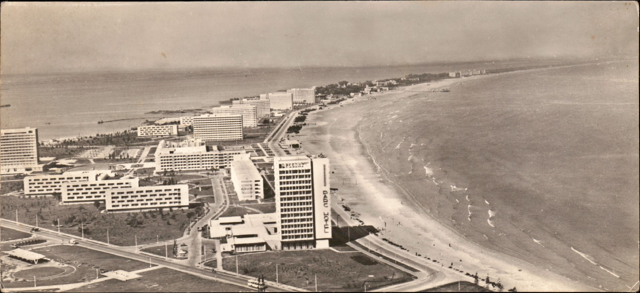 Констанца & береговая линия — Старые фотографии; Констанца & береговая линия — Троллейбусная линия на Mamaia