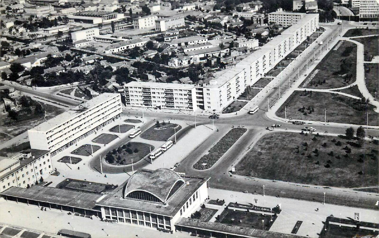 Констанца & береговая линия — Старые фотографии; Констанца & береговая линия — Троллейбусные линии и инфраструктура