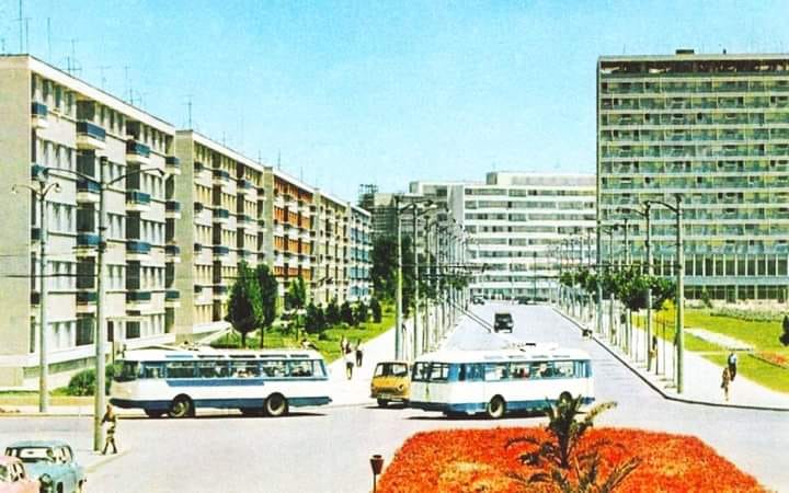 Констанца & береговая линия — Старые фотографии; Констанца & береговая линия — Троллейбусные линии и инфраструктура