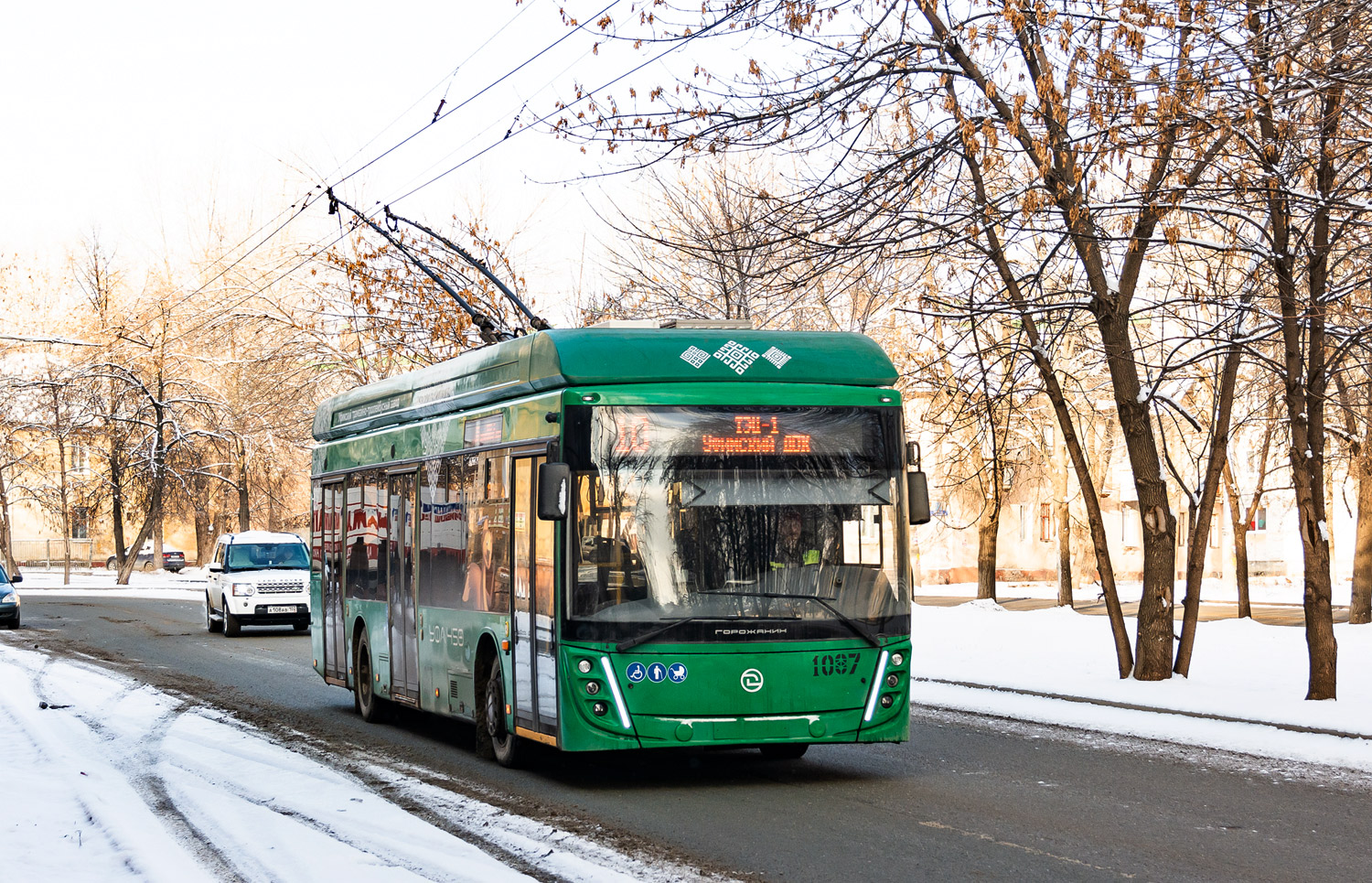 Уфа, УТТЗ-6241.01 «Горожанин» № 1087 Уфа, УТТЗ-6241.01 «Горожанин» № 1087