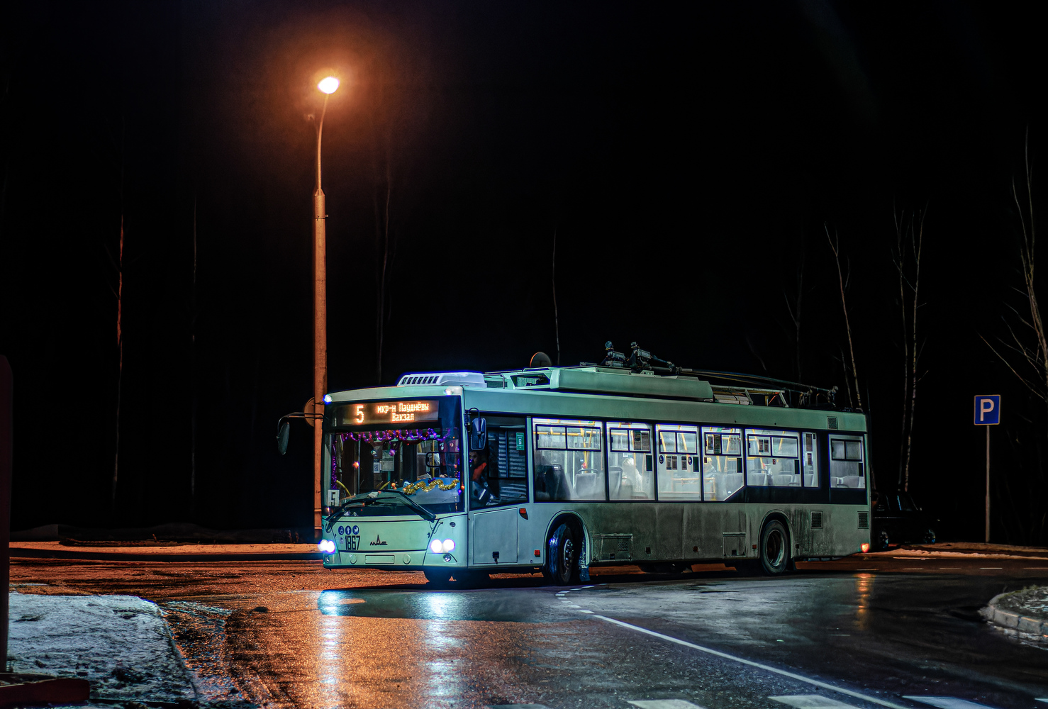 Гомель, МАЗ-203Т70 № 1867; Гомель — Движение на участках с использованием автономного хода