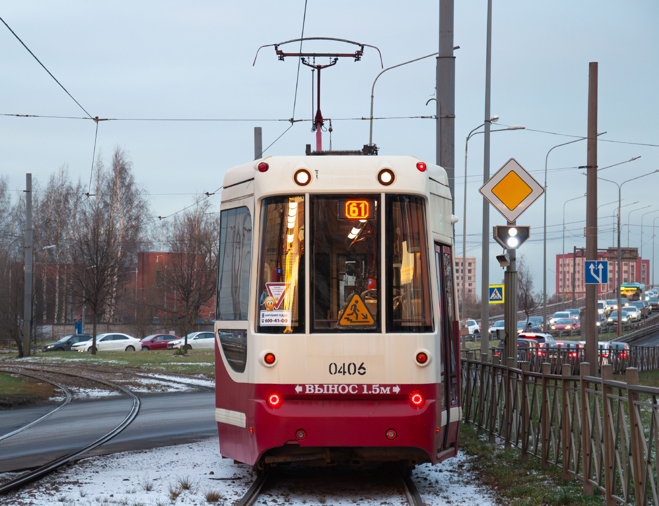 Санкт-Петербург, ЛМ-68М2 (мод. СПб ГЭТ) № 0406 Санкт-Петербург, ЛМ-68М2 (мод. СПб ГЭТ) № 0406