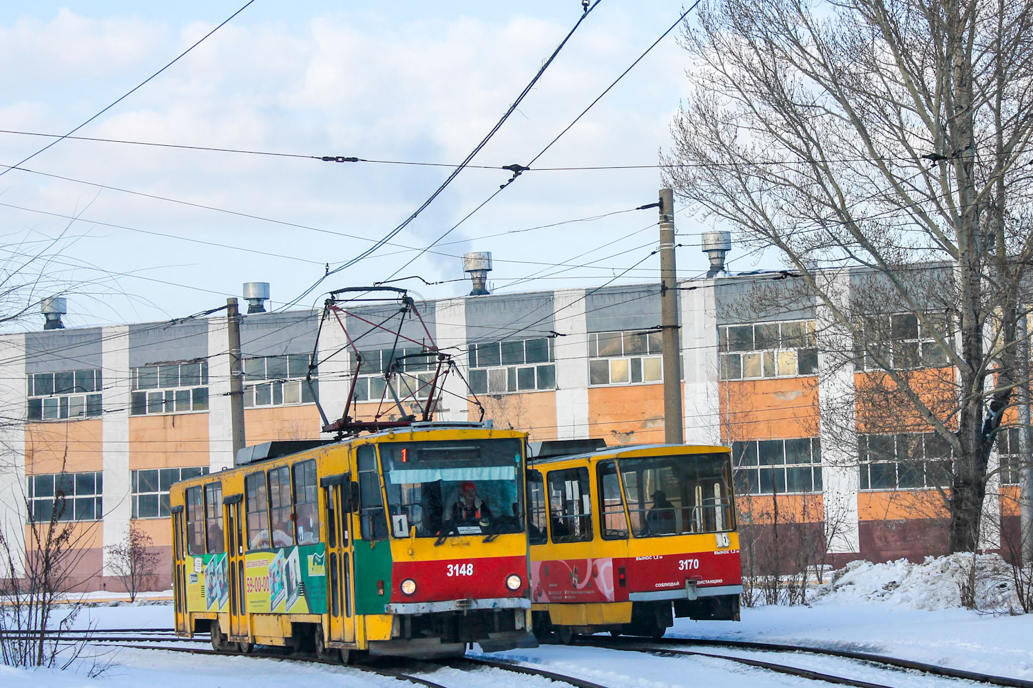 Барнаул, Tatra T6B5SU № 3148