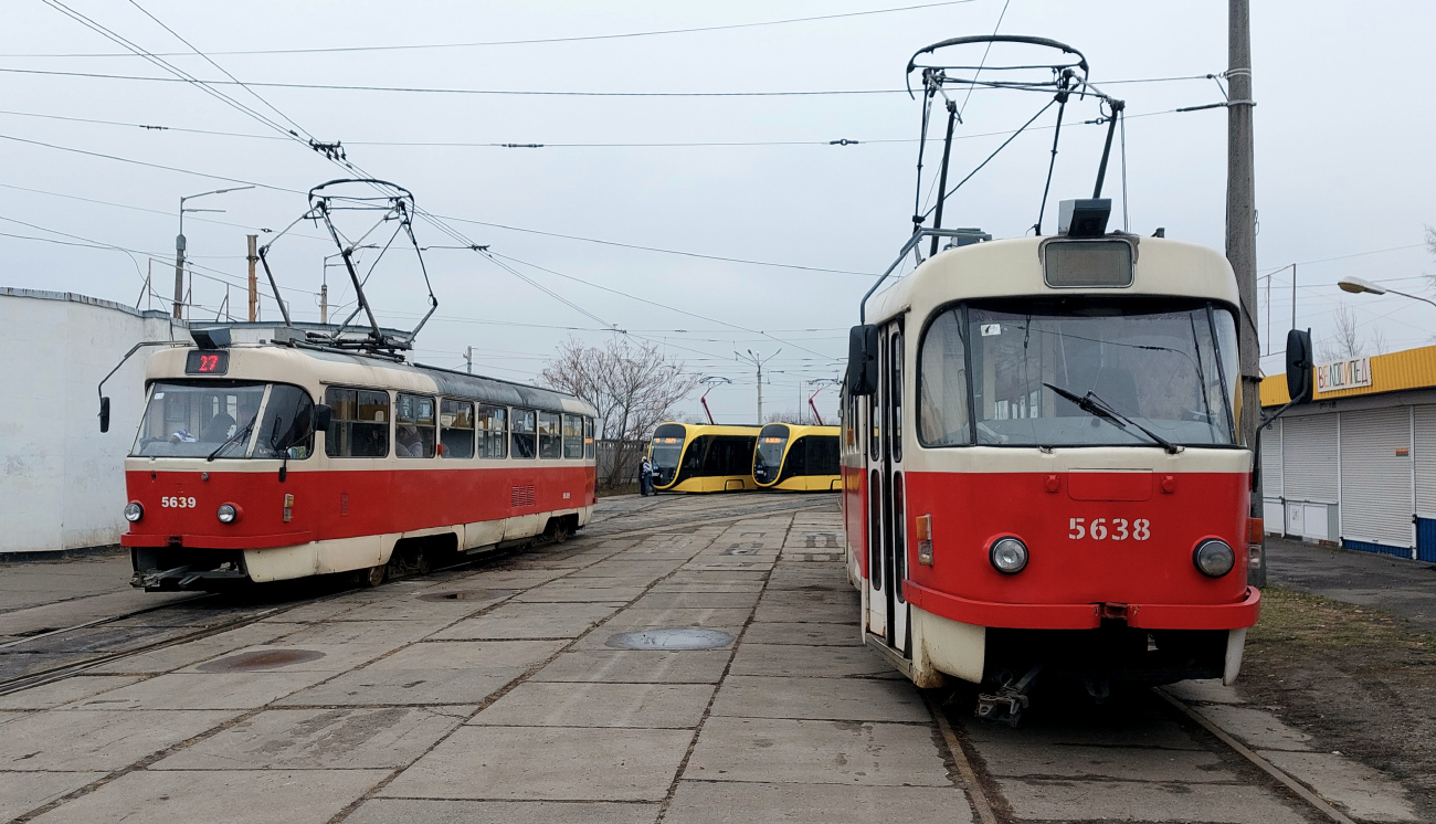 Киев, Tatra T3SUCS № 5639; Киев, Tatra T3SUCS № 5638