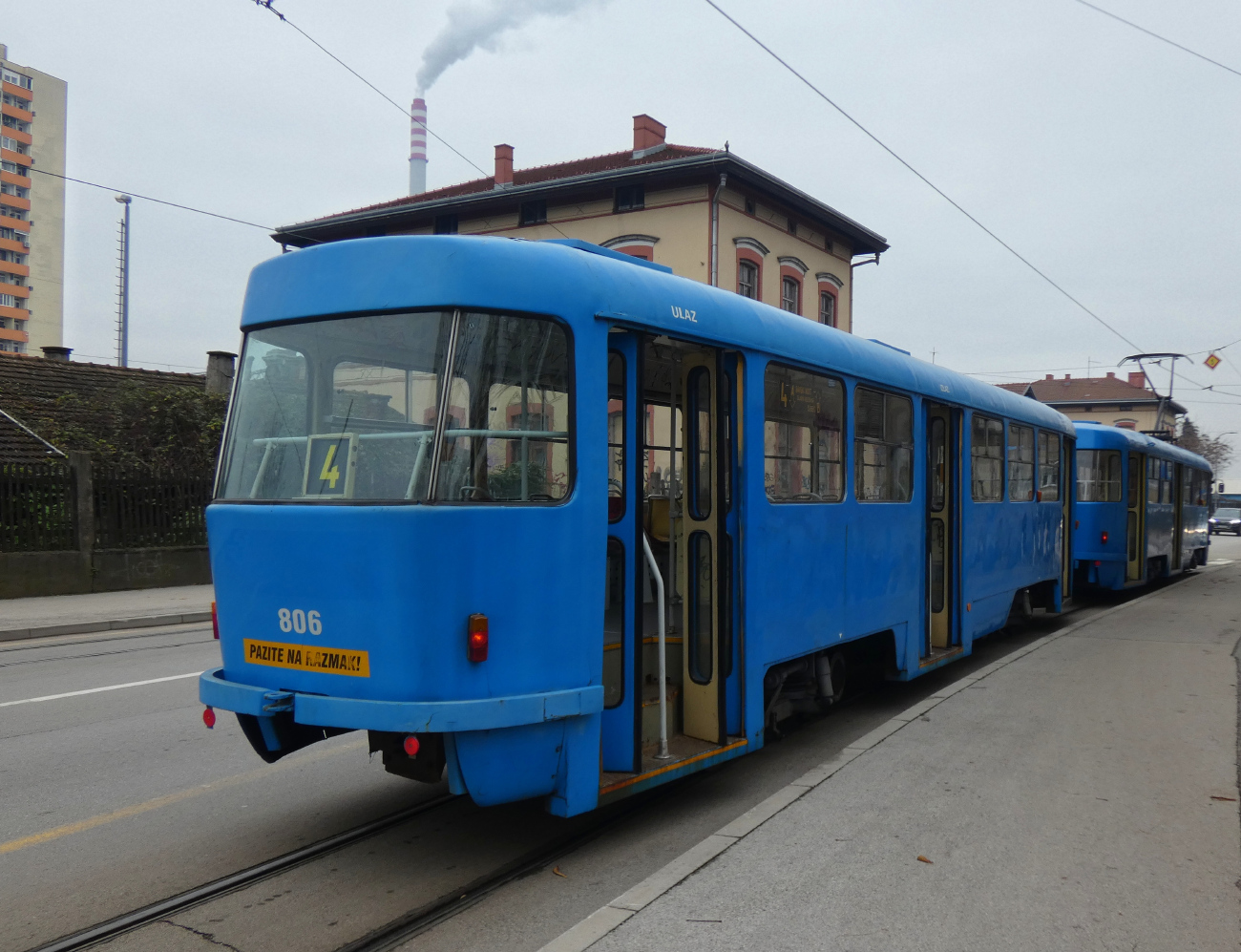 Загреб, Tatra B4YU № 806