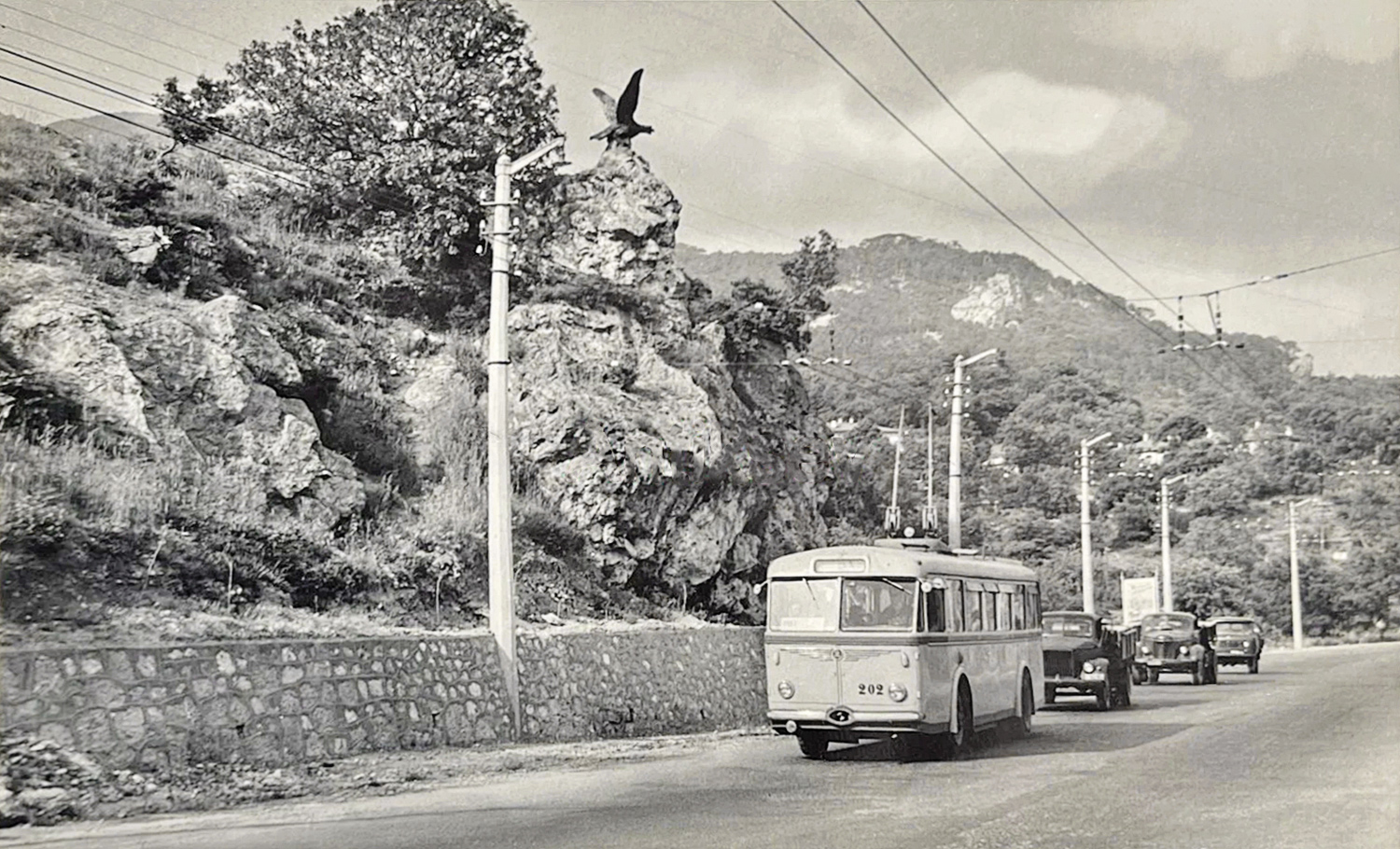Крымский троллейбус, Škoda 8Tr № 202; Крымский троллейбус — Исторические фотографии (1959 — 2000)