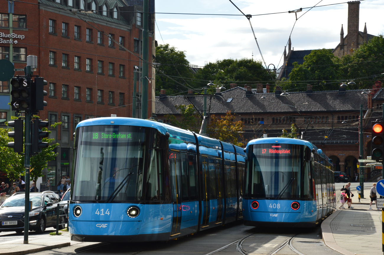 Oslo, CAF Urbos 100 č. 408