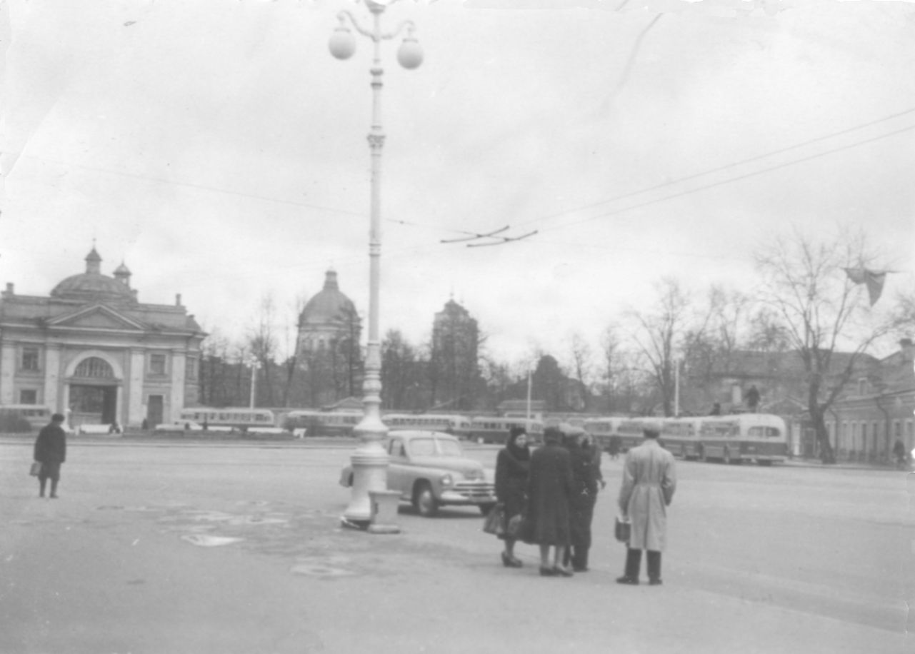 Saint-Petersburg — Historic Photos of Trolleybus Infrastructure; Saint-Petersburg — Historical trolleybus photos; Saint-Petersburg — Terminal stations