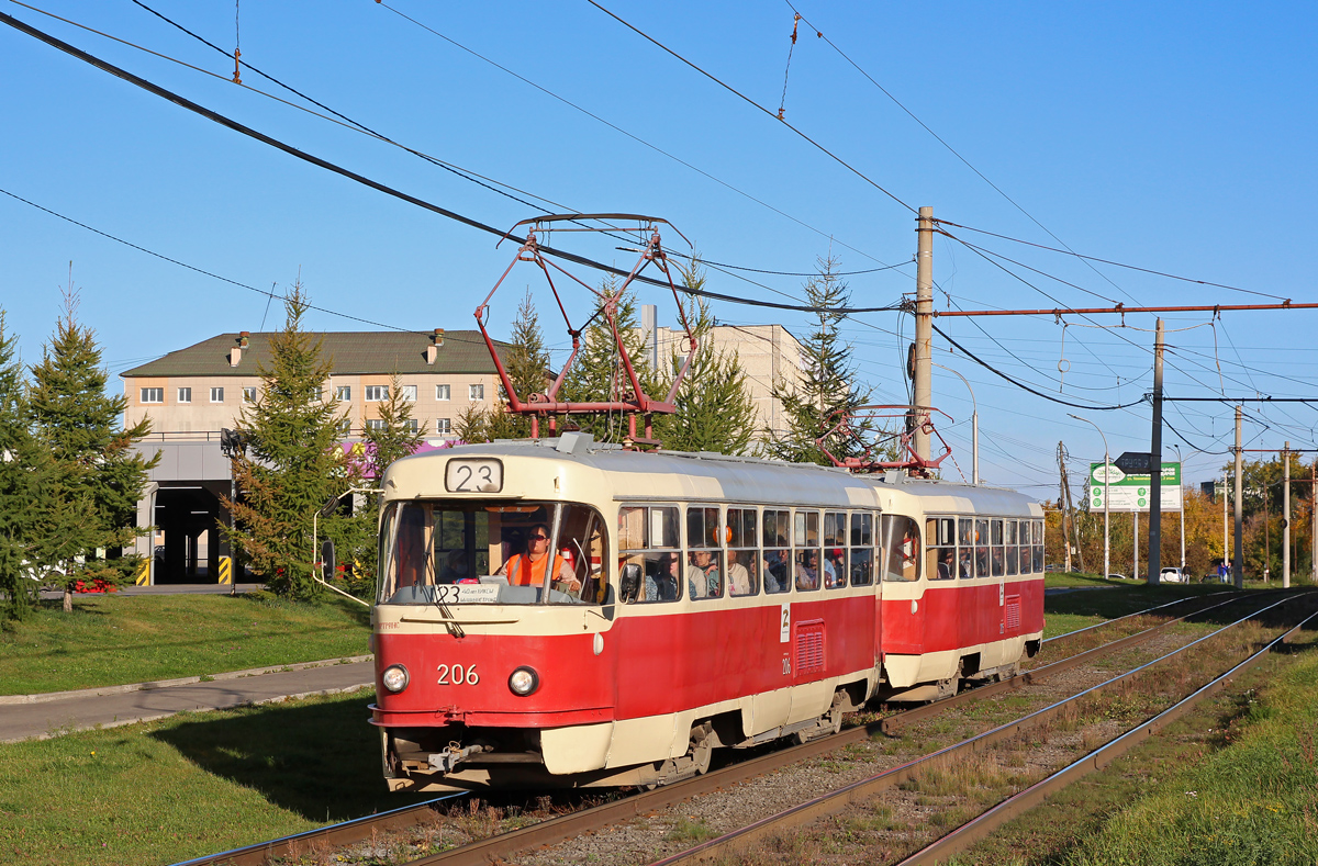 Yekaterinburg, Tatra T3SU # 206