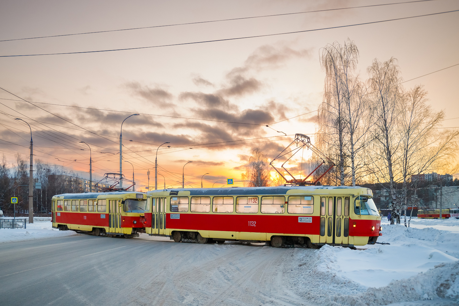 Ижевск, Tatra T3SU (двухдверная) № 1132